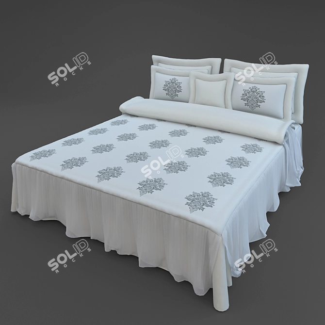 Bed Vulcan 3D model image 1