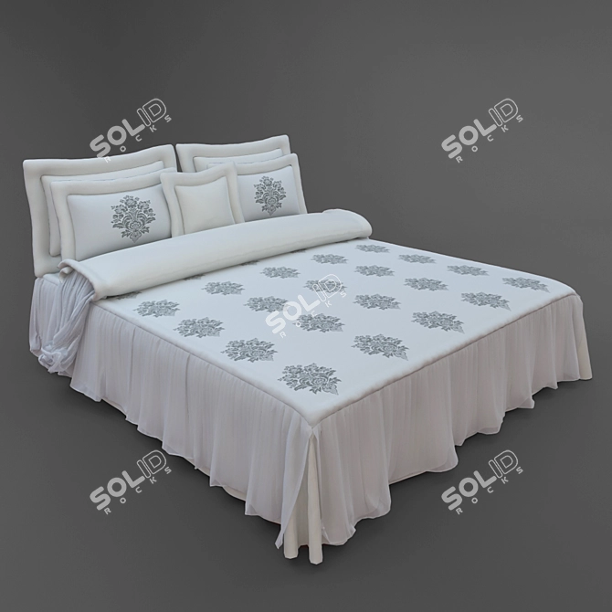 Bed Vulcan 3D model image 2