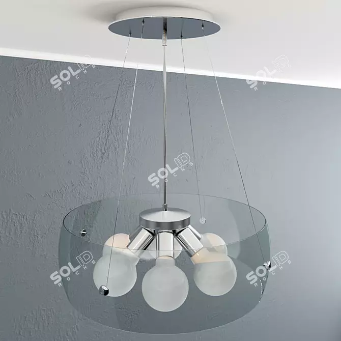 BARUSS BS200 LED Pendant Light 3D model image 3