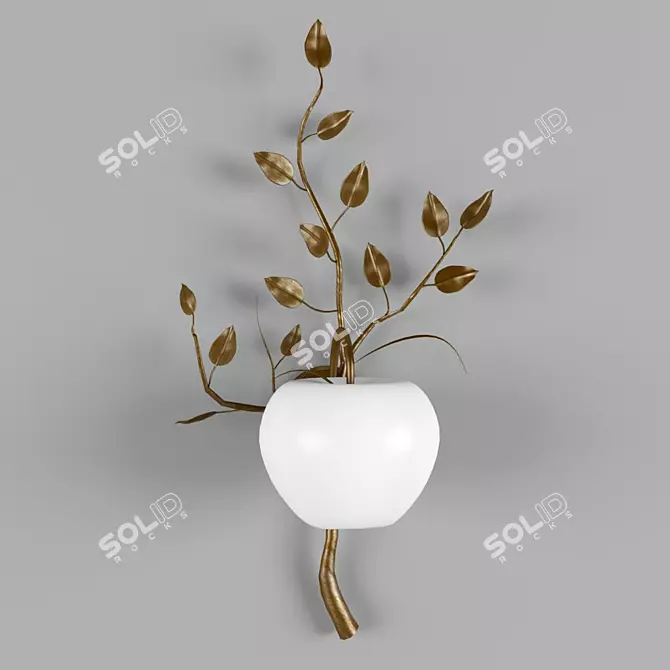 Title: German Fmb Sconce: Forged Elegance 3D model image 1