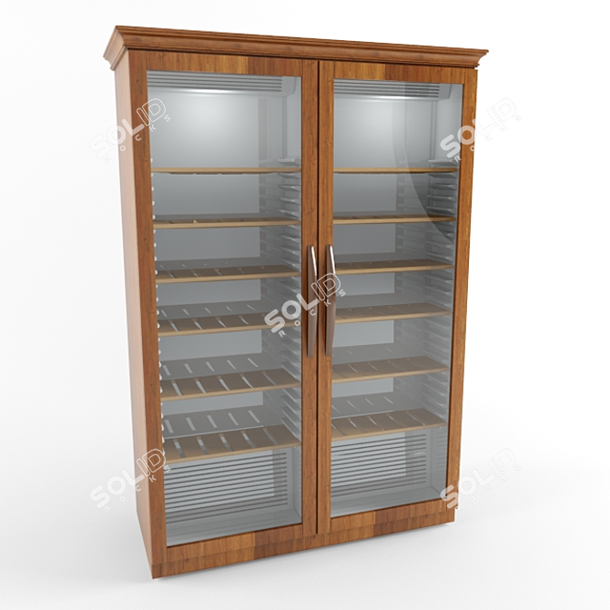 Wine Cooling Cabinet 3D model image 1
