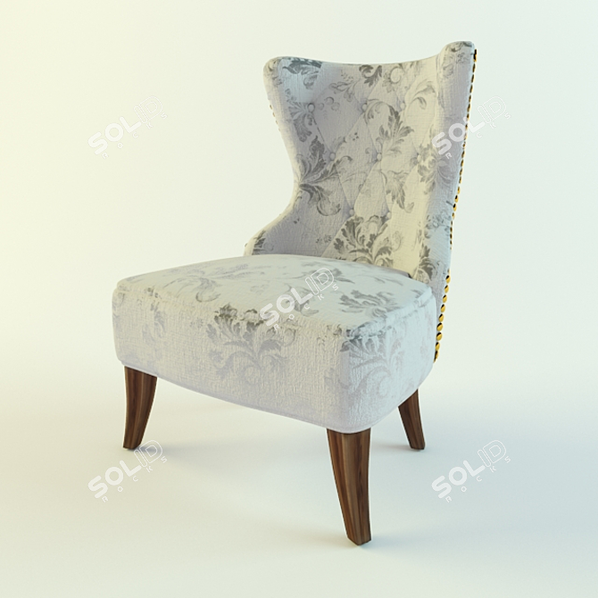 Modern Ergonomic Chair 3D model image 1