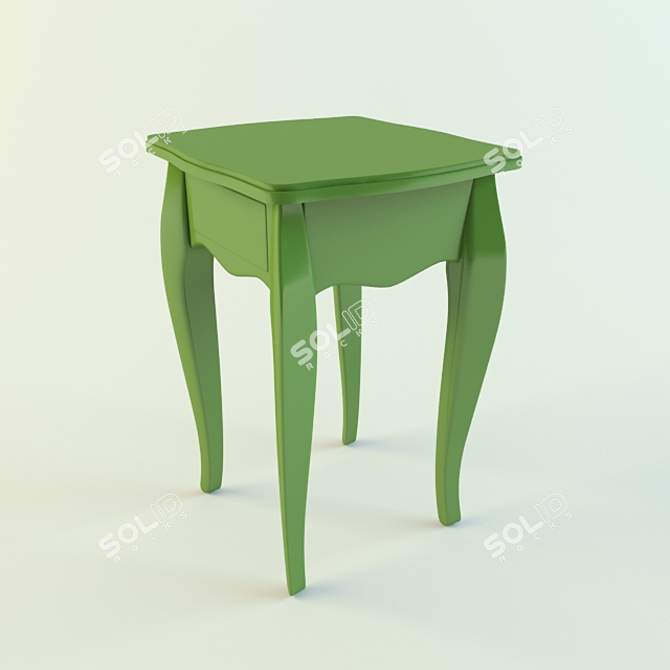 Sturdy Chinese-Made Table 3D model image 1