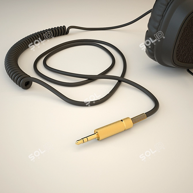 Marshall Major Over-Ear Headphones 3D model image 3