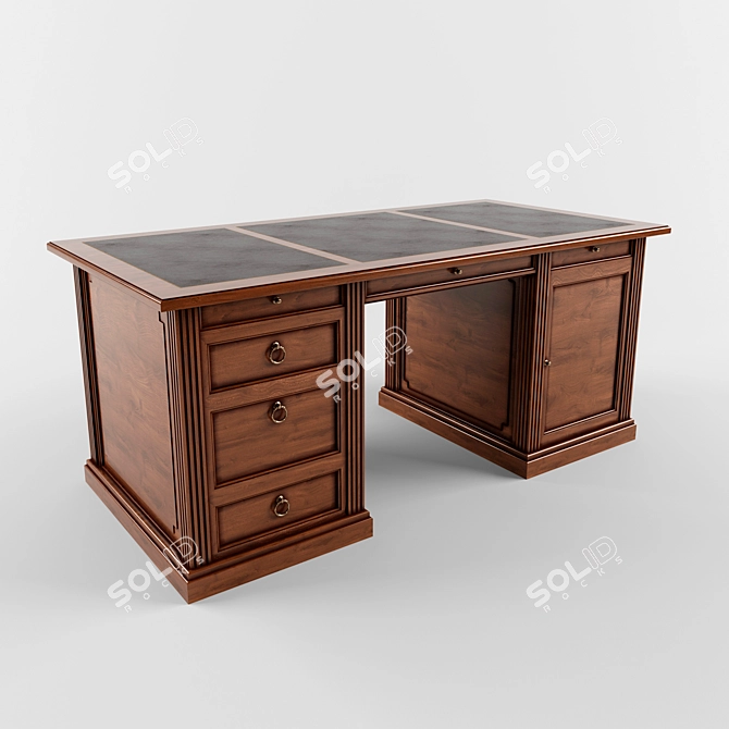 Elegant Desk Selva Bernini 3D model image 1