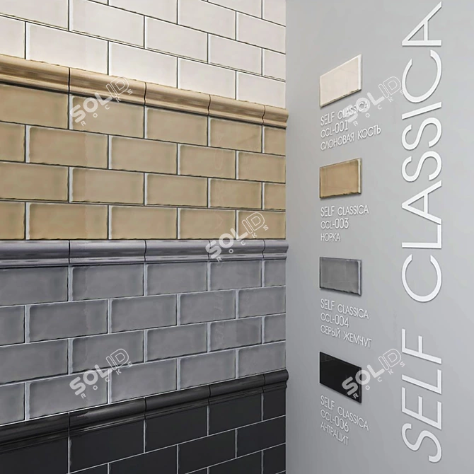 SELF Classica Ceramic Tiles 3D model image 1