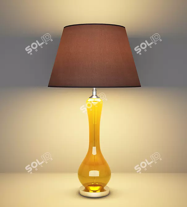 Elegant Glow: Table Lamp2 3D model image 1