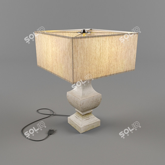 Greta 30-Inch Table Lamp | Currey 3D model image 1