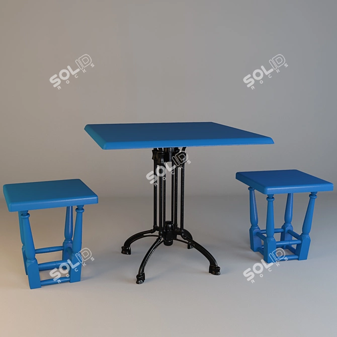 Table for Support Spartak-Light with Stools

Title: Spartak-Light Table Set with Stools 3D model image 1