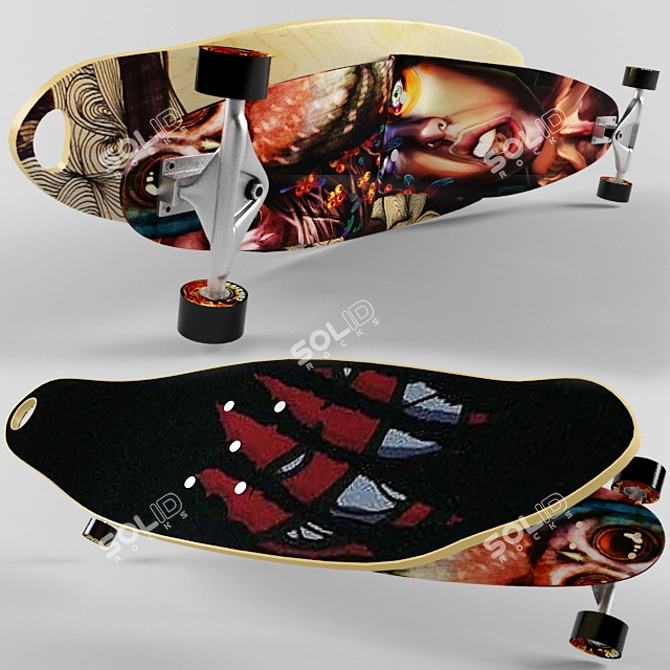 SoulArc Skateboards - The Perfect Soul Ride 3D model image 1