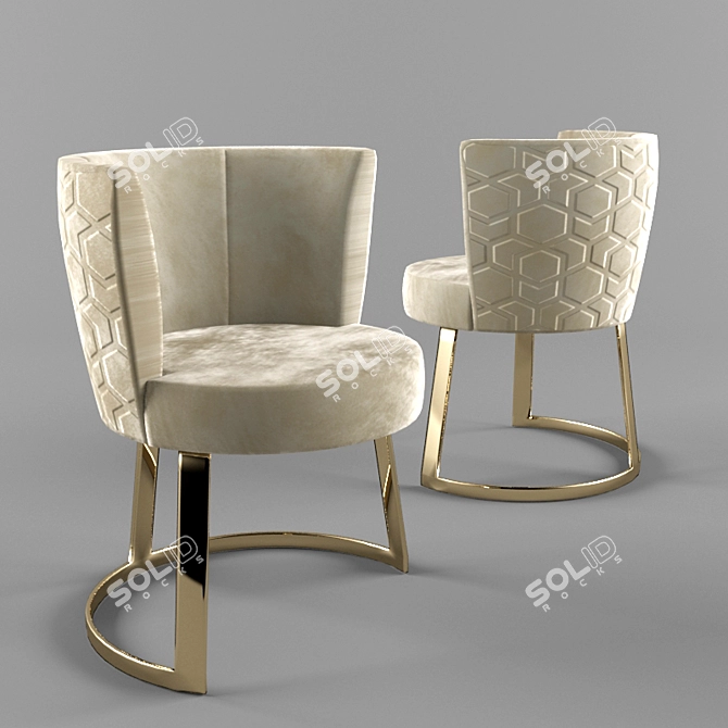 Luxurious Textured Loveluxe Cloe 3D model image 1