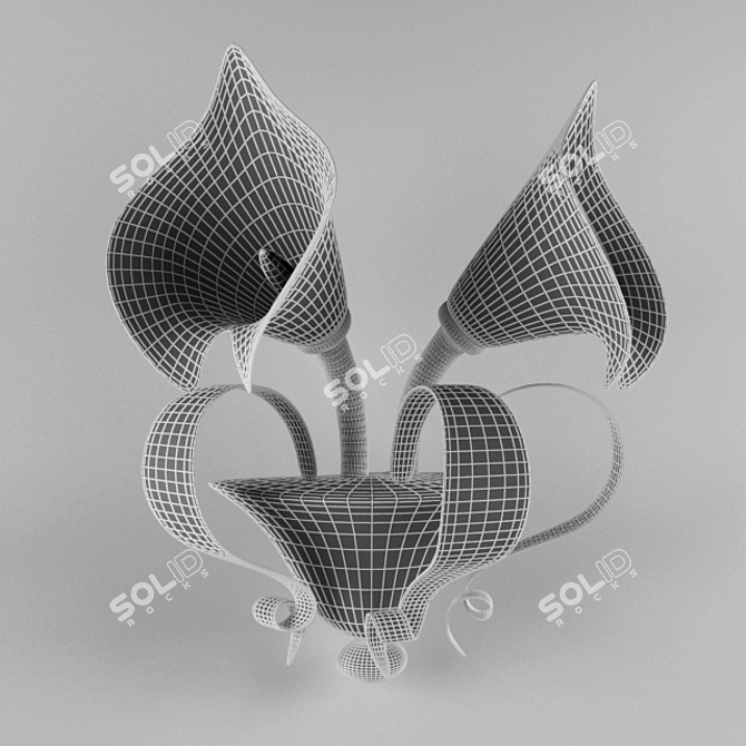 Classy Lace Bra - 1479A 3D model image 2