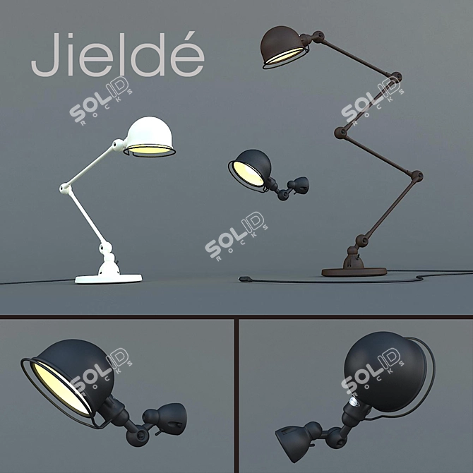 Industrial Elegance: Jielde Lamp 3D model image 1