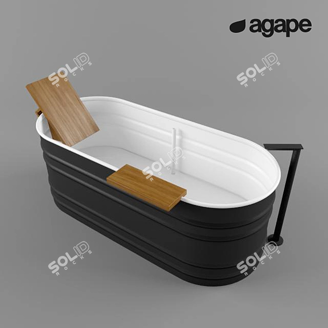 Vieques: Luxury Bath by AGAPE 3D model image 1