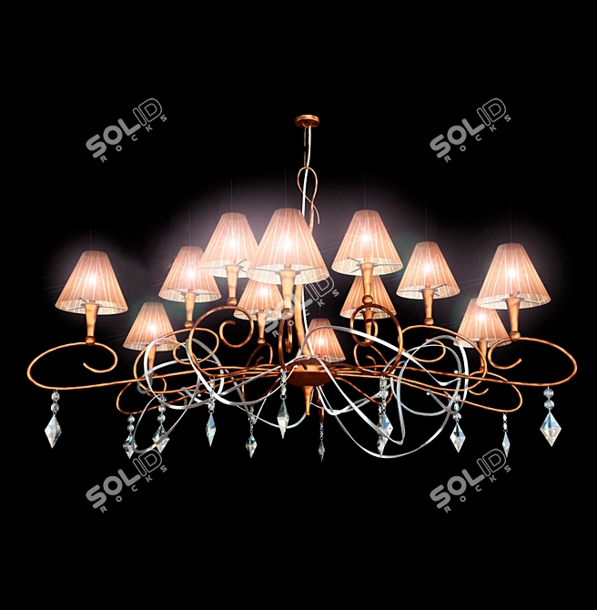 GlowUp 12-Light Lampshade Bundle 3D model image 1