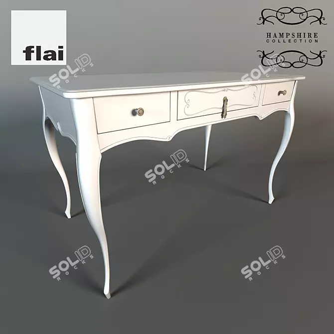 Flai Writing Desk 3D model image 1