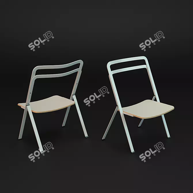 Classic Italian Clio Chair: Graceful Elegance 3D model image 1