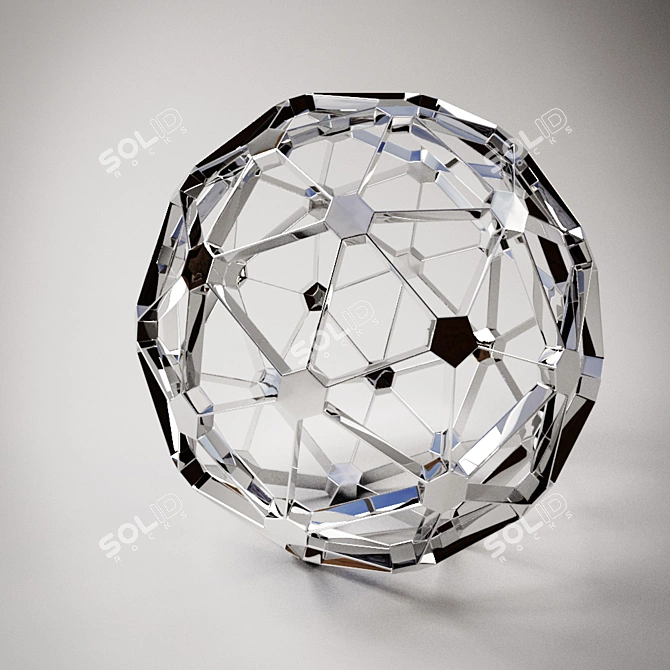 Elegant Polyhedron Decor: Transform Your Space 3D model image 1