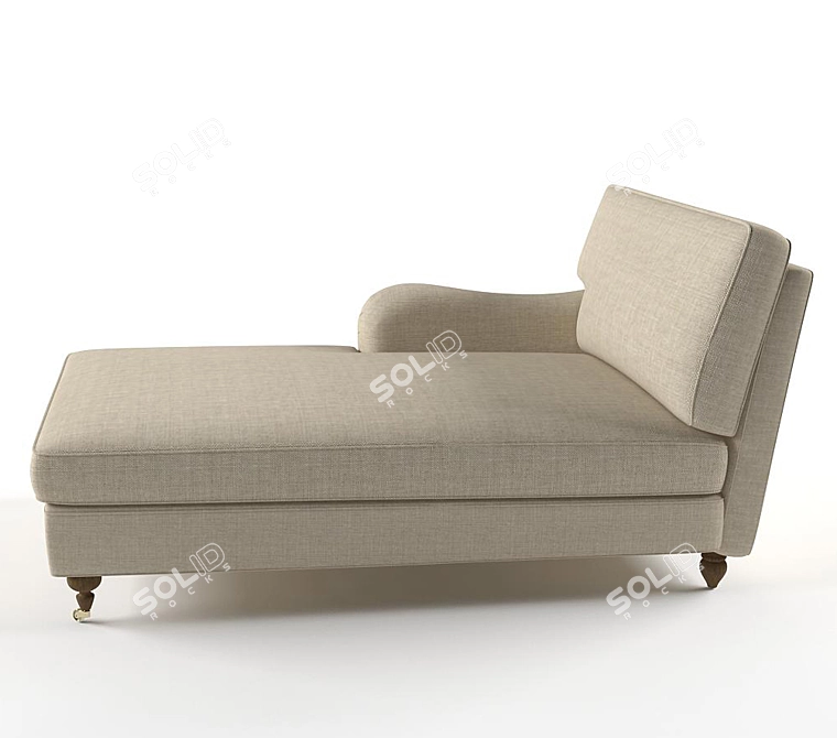 Elegant Cambridge Sofa 3D model image 2