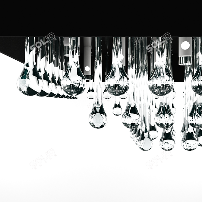 Eglo Camini 88202 Crystal Pendant Chandelier 3D model image 2