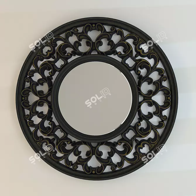 Elegant HD Mirror - 89cm x 45.7cm 3D model image 2