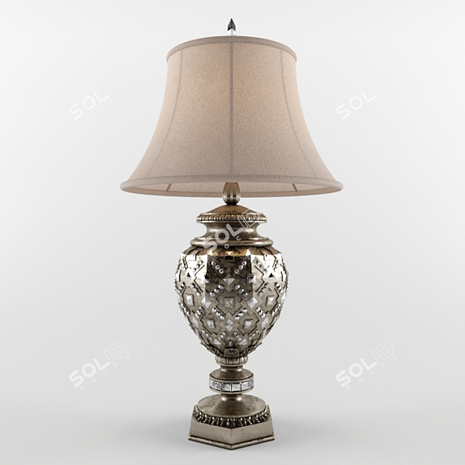 Elegant Illumination: Fine Art Lamps 3D model image 1