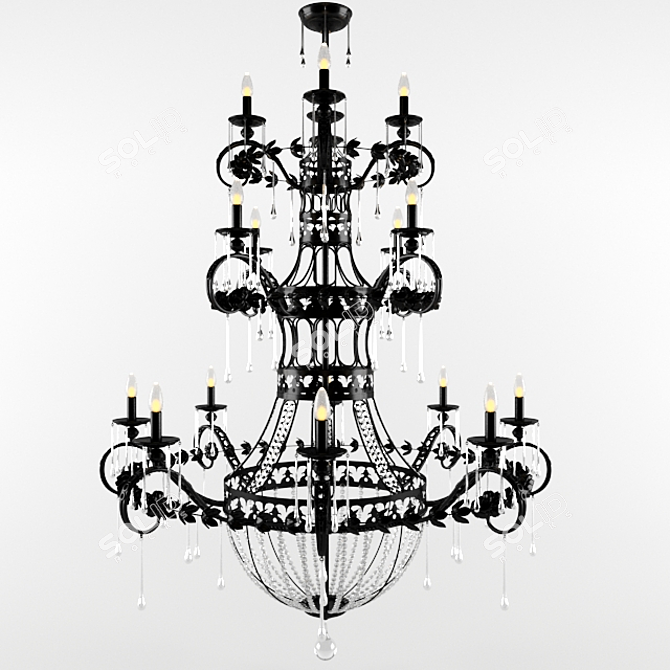 Guadarte H 70523 Upholstered Chair 3D model image 1