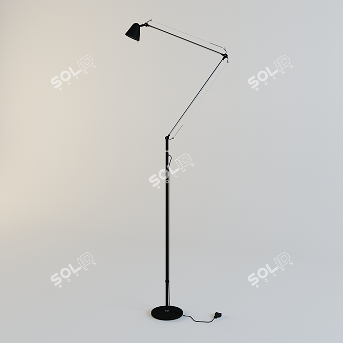 UPBU Floor Reading Lamp 3D model image 2