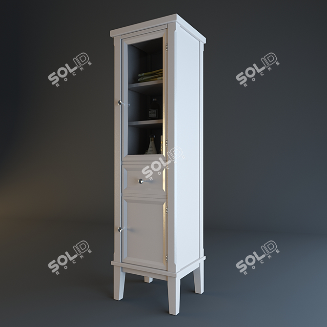 Elegant JARDIN Closet - 1596mm 3D model image 1