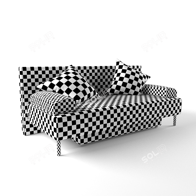 Modern Comfort Madrid Sofa 3D model image 2