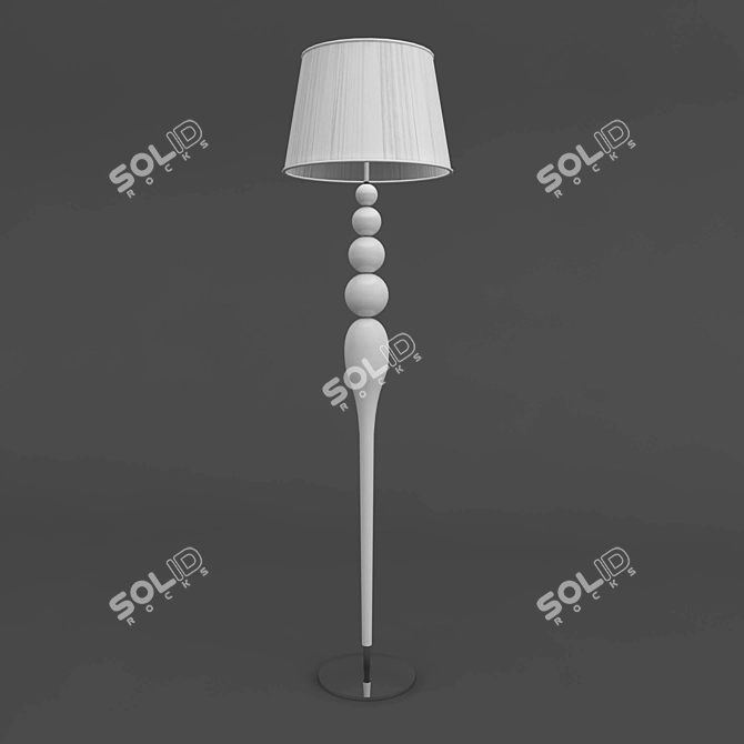 Sylcom Floor Lamp: Elegant Lighting 3D model image 1