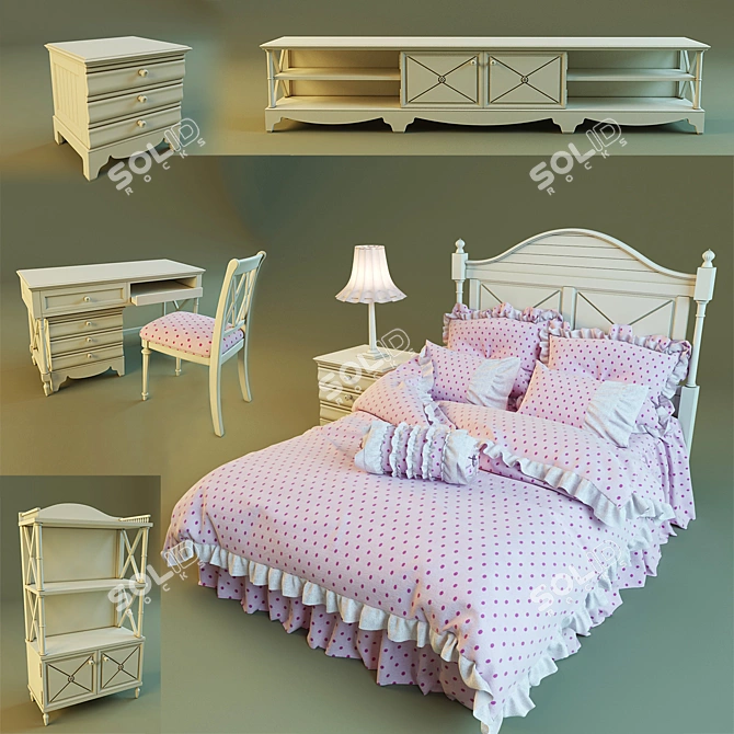 Camden Collection Kids Furniture 3D model image 1