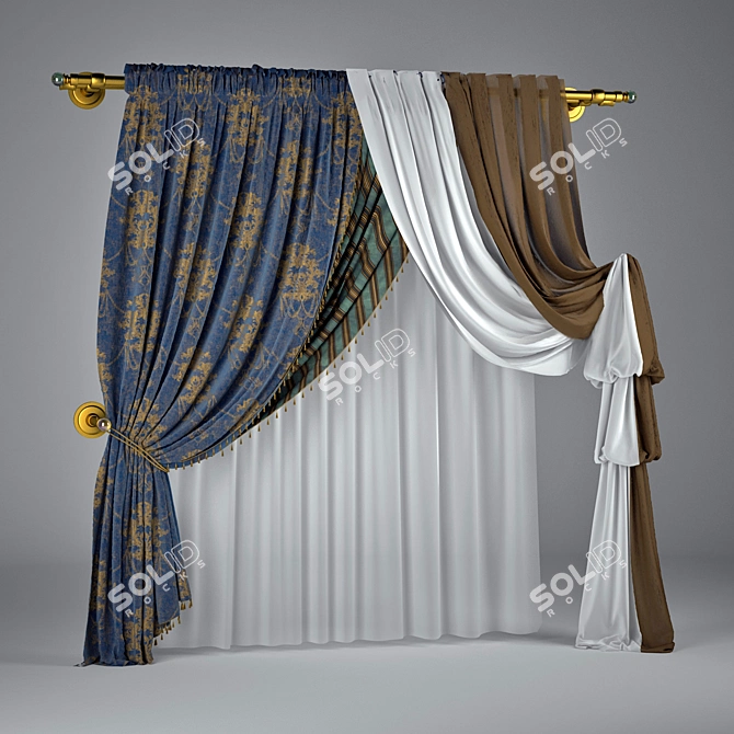 Classic Window Coverings 3D model image 1