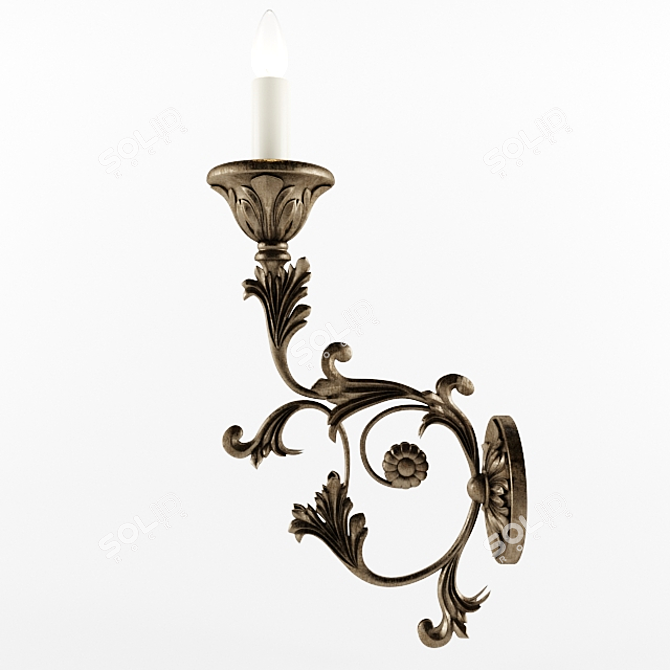 Elegant Paoletti G2616 Mirror 3D model image 1