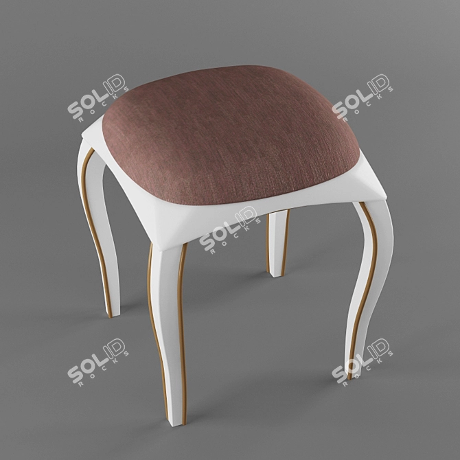 Title: Amadea Royal Stool by Villeroy & Boch 3D model image 1