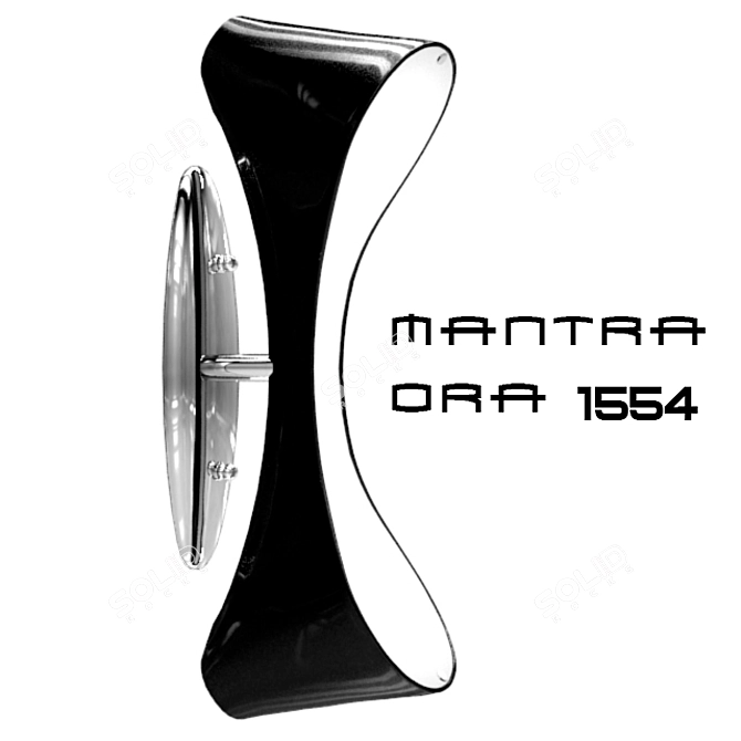 Elegant Mantra Ora Sconce 3D model image 1