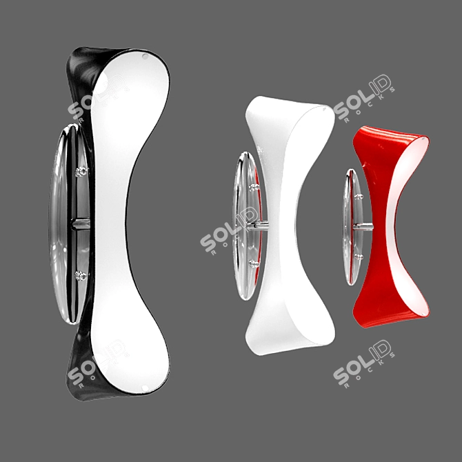 Elegant Mantra Ora Sconce 3D model image 2