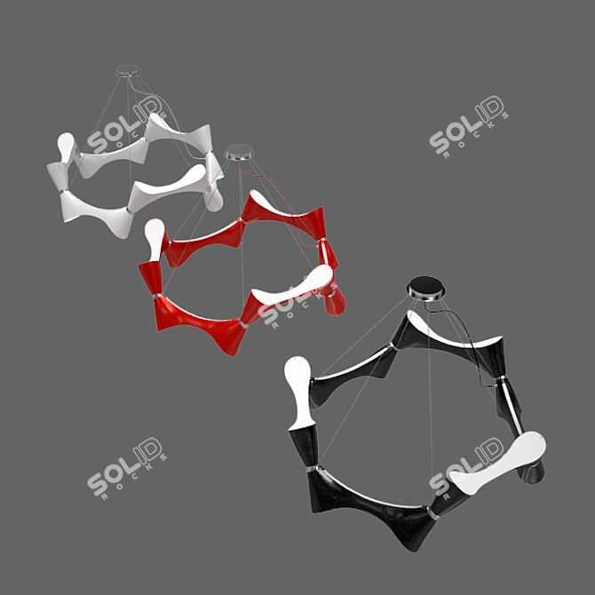 Mantra Ora 1563: Spanish Elegance in a Lamp 3D model image 2