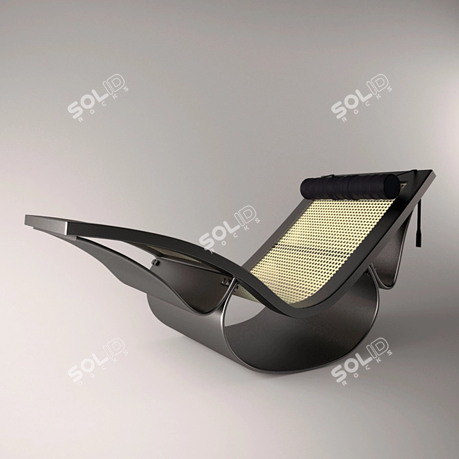Rio Chaise: Timeless Brazilian Design 3D model image 2