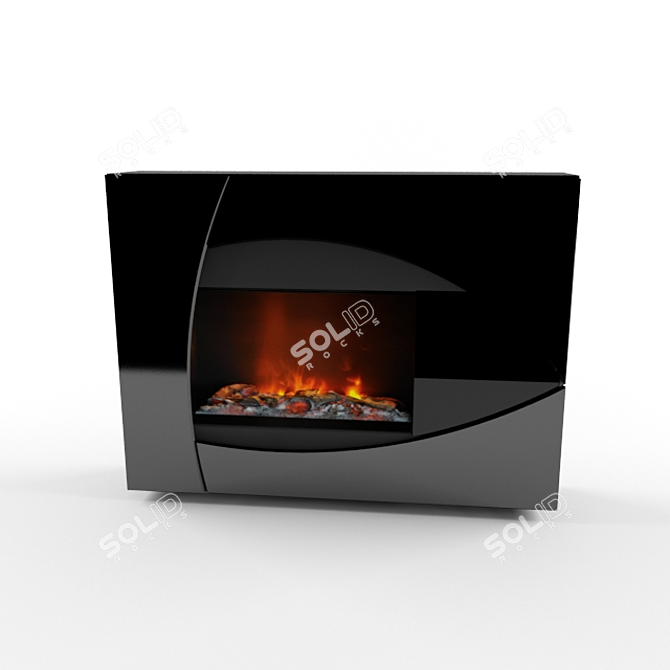 Dimplex Opti-Myst Wall Hearth 3D model image 1