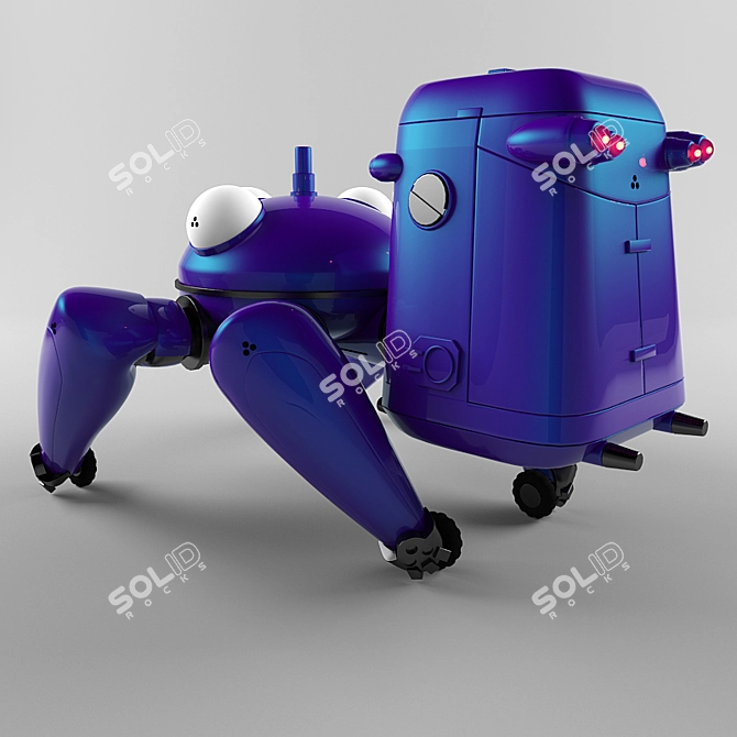 Anime-inspired Tachikoma Robot 3D model image 2