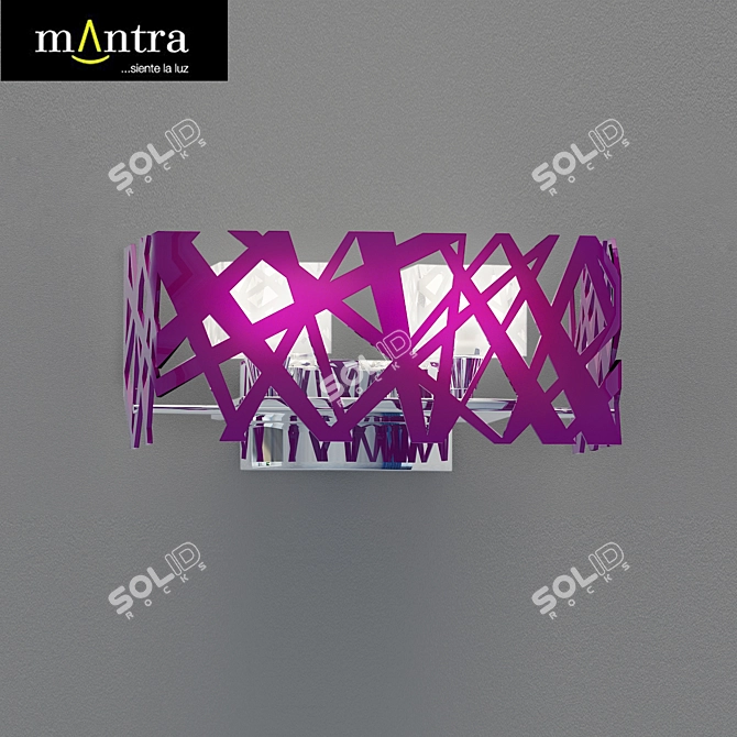 Mantra Tokio Violeta Wall Sconce 3D model image 1