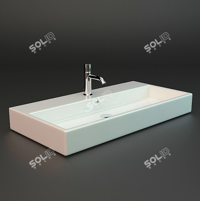 Stylish Valdama Unlimited Sink 3D model image 1