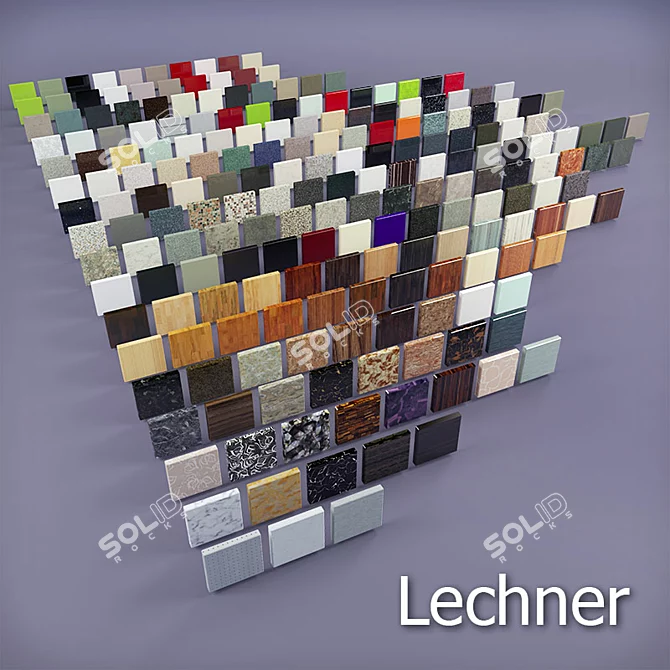 Lechner Kitchen Surfaces - High-Quality Materials 3D model image 1