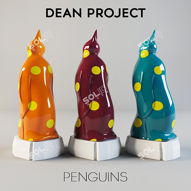 Playful Penguins - DEAN PROJECT 3D model image 1