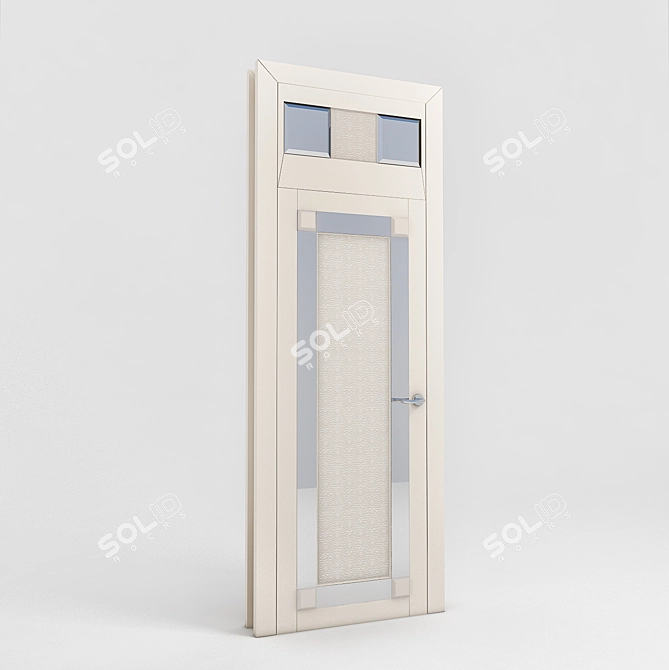 Elegant Entry Door: Welcome Home! 3D model image 1