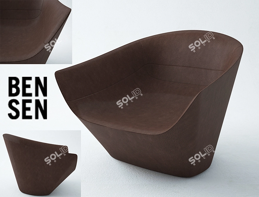 Bensen Leather - Effortless Elegance & Timeless Style 3D model image 1