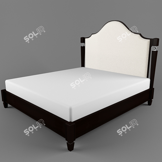 Luxury Fratelli Barri Mestre Bed 3D model image 1