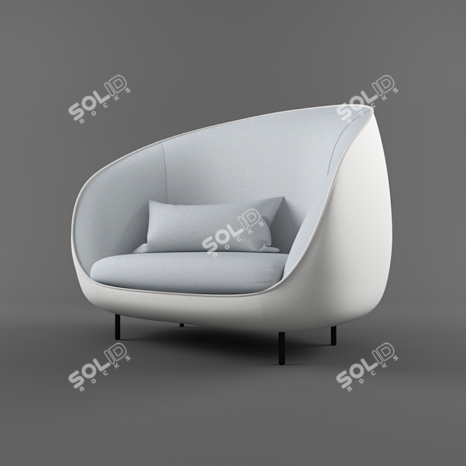 Danish Design Chair by GamFratesi 3D model image 1