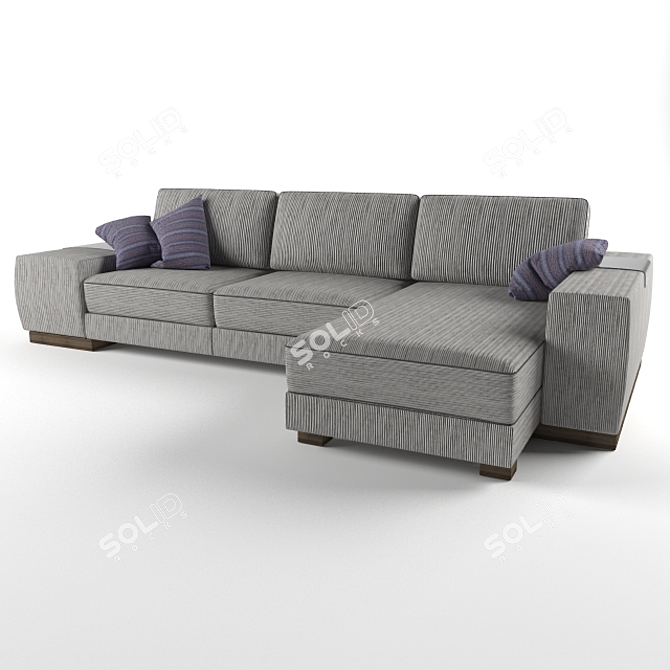 Natuzzi Dominio Sofa 3D model image 2